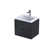 Szafka łazienkowa 60 cm. czarny mat