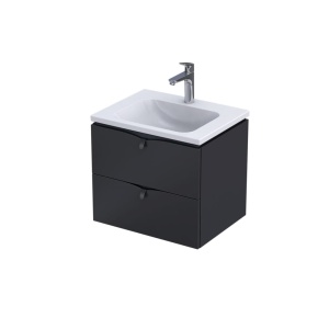 Szafka  do blatu do umywalki 60 cm  Siena czarna  Oristo OR45-SD2S-60-8