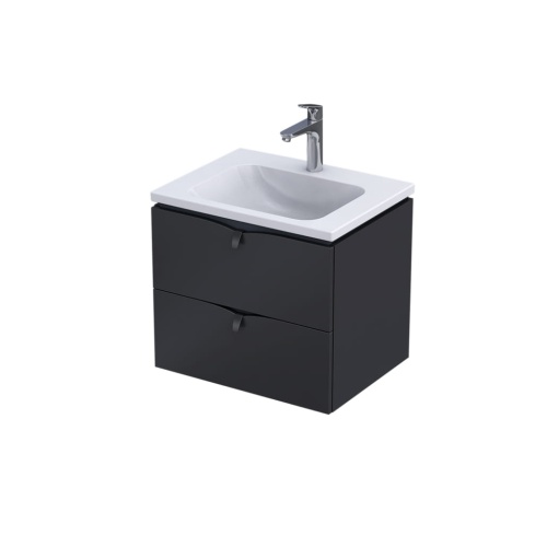 Szafka łazienkowa 60 cm. czarny mat