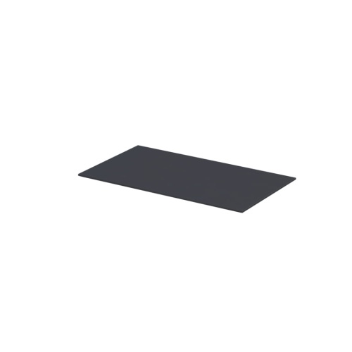 Blat łazienkowy czarny mat 80 cm Oristo