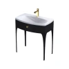 Szafka czarny połysk z umywalka  Louis OR50SD1S827+UMELU8293 Wysyłka Gratis