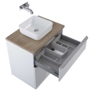 Szafka biały połysk 92 cm.