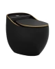 Kompakt czarno złoty WC z deską SILIA RIM Line  Lavita WYSYŁKA GRATIS!!!