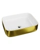 Umywalka złota galera gold/white Lavita