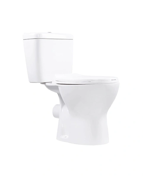 Kompakt biały wc z deska  Zeta RIM Lavita