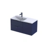 Szafka z umywalką lewą  i cargo  100 cm  granatowa Siena Oristo  or45-100-l -14**Wysyłka gratis**