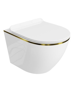 Miska wisząca WC Sofi Slim Gold Lavita