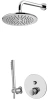 Zestaw prysznicowy podtynkowy z deszczownią  Jo chrom Paffoni JO015ZSC2ACR