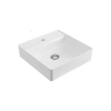 Rima  umywalka nablatowa 40x40 z otworem na, Excellent CEEX.4901.400.WH