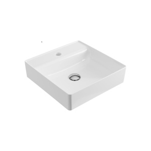 Rima  umywalka nablatowa 40x40 z otworem na, Excellent CEEX.4901.400.WH