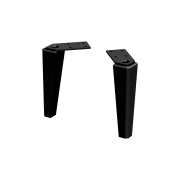 nogi drewniane 15 cm kolor czarny mat