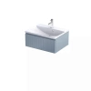 Szafka 1 szuflada ryflowana szaroniebieski mat Oristo OR36-SD1S-60-16R 
