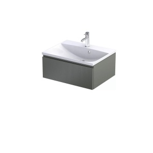 Szafka 1 szuflada ryflowana oliwkowy mat Oristo OR36-SD1S-60-17R  