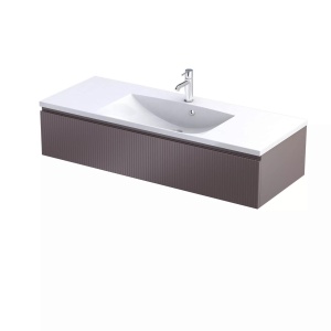 Szafka 1 szuflada mokka mat ryflowana 120  Oristo OR36-SD1S-120-21R    