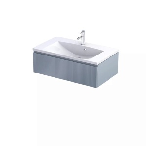 Szafka 1 szuflada szaroniebieski mat ryflowana 80  Oristo OR36-SD1S-80-16R   