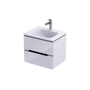 Szafka silver 60 biało czarna  or33-sd2s-60-1-v6