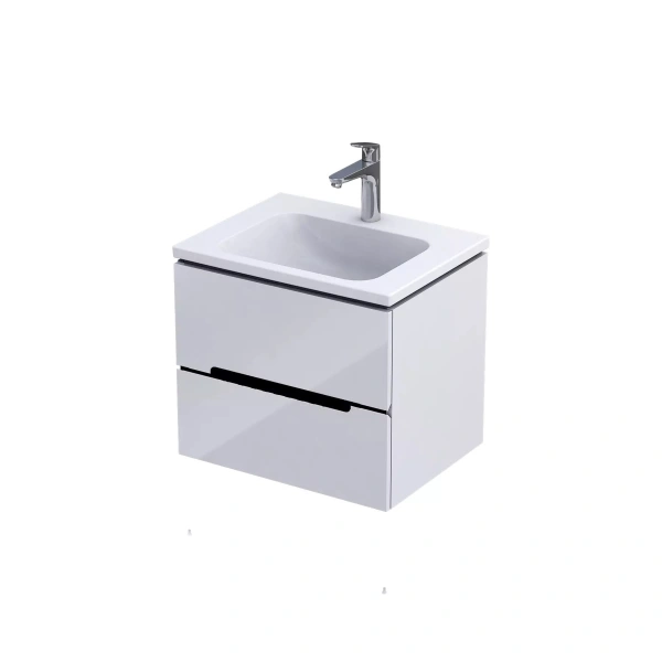 Szafka silver 60 biało czarna  or33-sd2s-60-1-v6