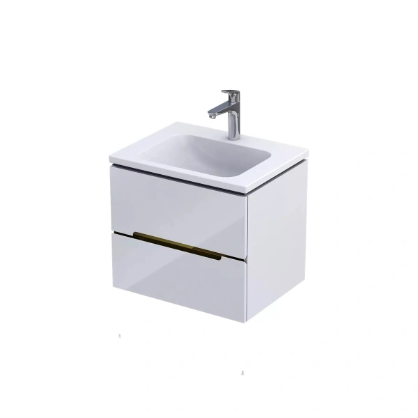 Szafka silver 60 biało złota  or33-sd2s-60-1-v5