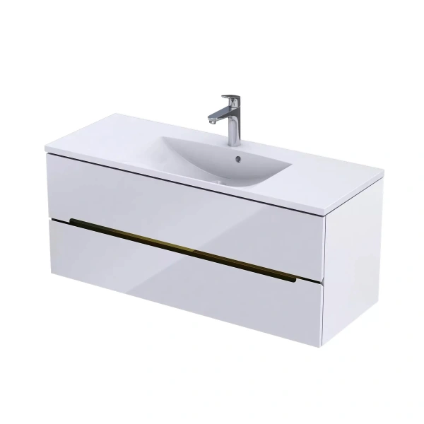 Szafka Silver uni 120 biało złota  Oristo  or33-sd2s-120-1-v5