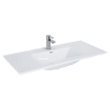 Umywalka ceramiczna Skappa 100 centralna RE041003068060