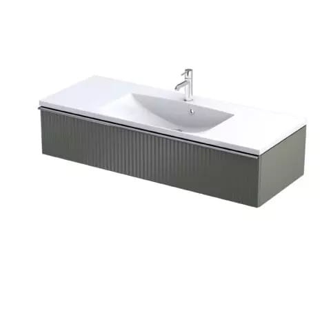 szafka Etna jedna szuflada kolor oliwkowy mat 120 cm