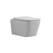Miska ceramiczna RAVAK VITALLE FORTINO wisząca z deską wolnoopadającą ujecie z boku