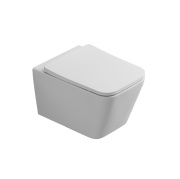 Miska ceramiczna RAVAK VITALLE FORTINO wisząca z deską wolnoopadającą ujecie z góry
