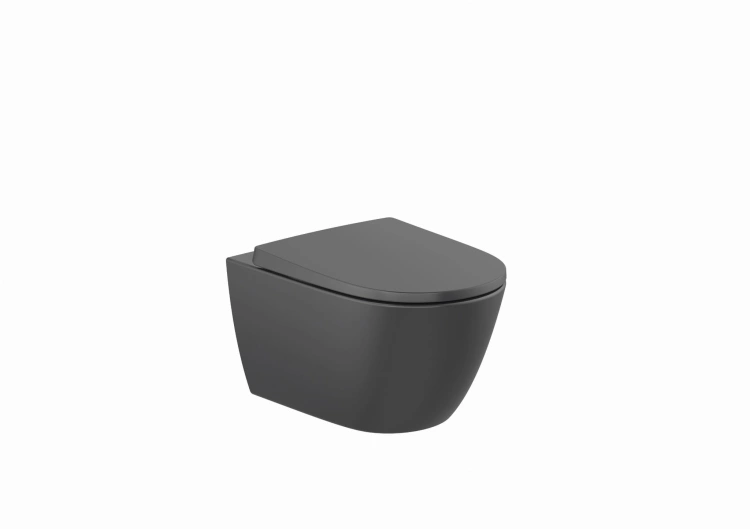 Miska WC A34668CS00 ONA Rimless Vortex 53 czarna Roca wirowa