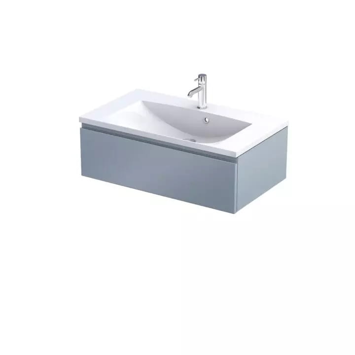 Szafka 80 1 szuflada Brylant szaroniebieski mat