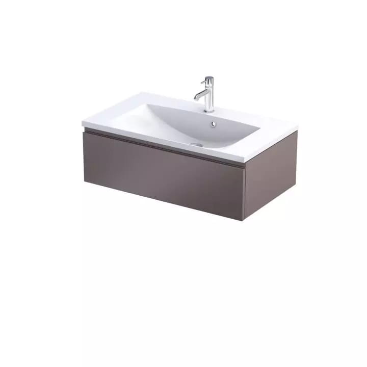 szafka jednoszufladowa brylant 80 cm kolor mokka mat