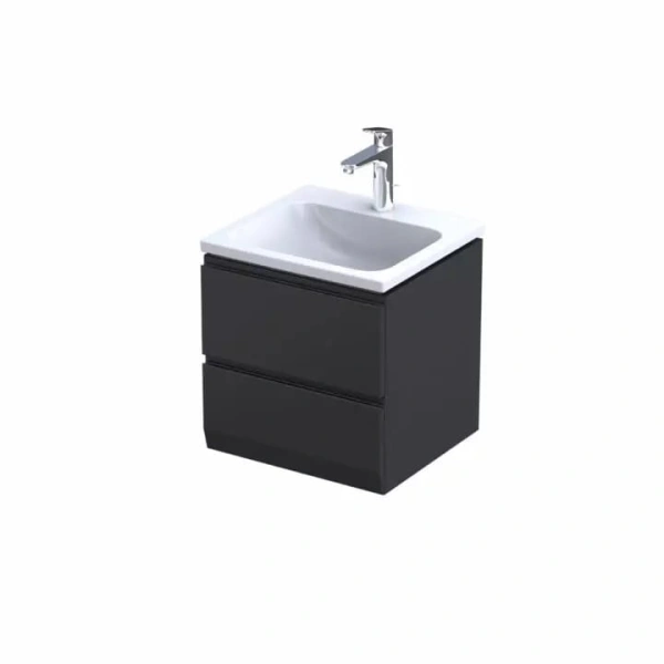 Szafka  50 dwie szuflady Brylant czarny mat OR36-SD2S-50-8-V3 