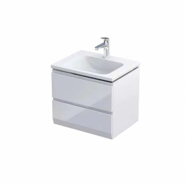 Szafka  60 dwie szuflady Brylant biały połysk OR36-SD2S-60-1-V3 
