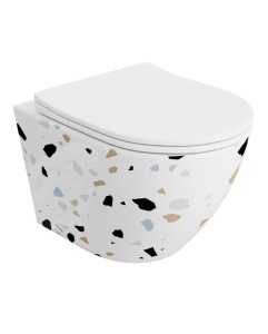 Miska WC multikolor Sofi Slim Stone 3.0 spłukiwanie wirowe Lavita