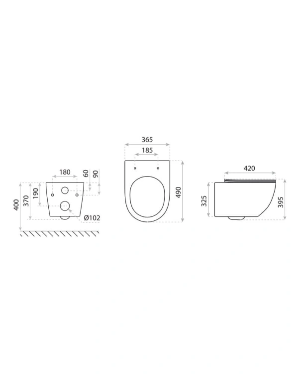 rysunek techniczny sinto grey