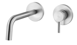 Bateria umywalkowa ,ścienna, stal ,Paffoni, Light,lig004ST Dostawa GRATIS !!!  