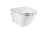 Miska WC wisząca ROCA GAP SQUARE Rimless biała A34647L000