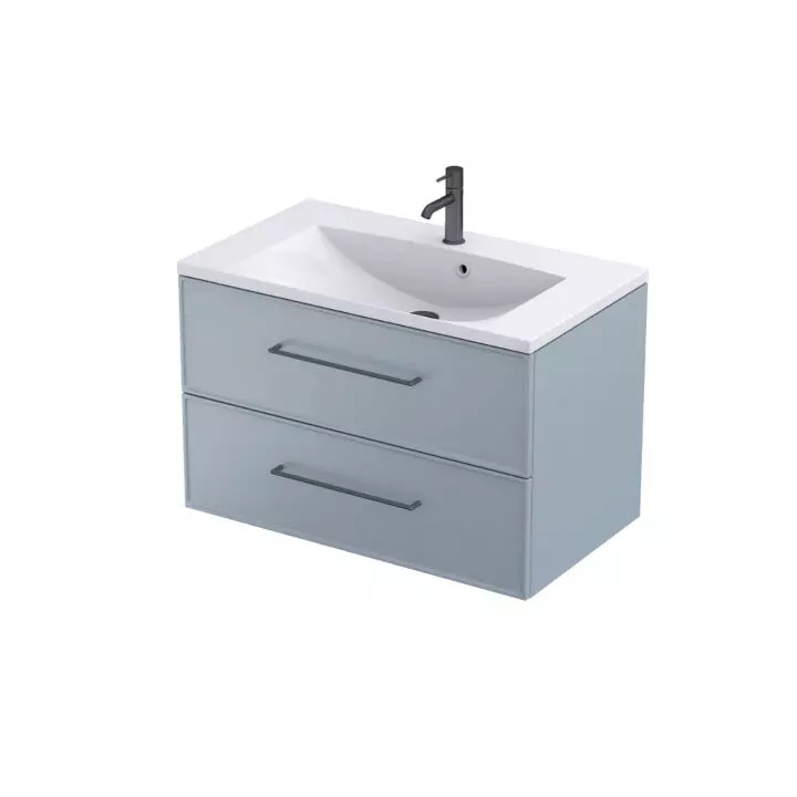 Szafka Lagom 80 cm szaroniebieska.