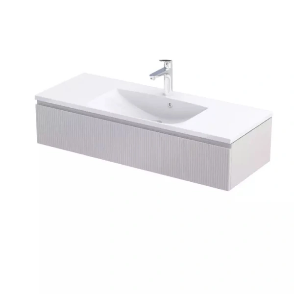 Szafka 1 szufladapiaskowy mat ryflowana 120  Oristo OR36-SD1S-120-10R  