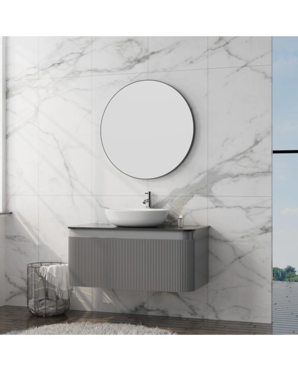Zdjęcie szafki Vermont grey 100 w łazience.