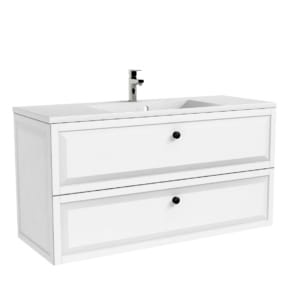 Montebianco łazienkowa Oristo  szafka  120, biała OR47-SD2S-120-2**Darmowa wysyłka **