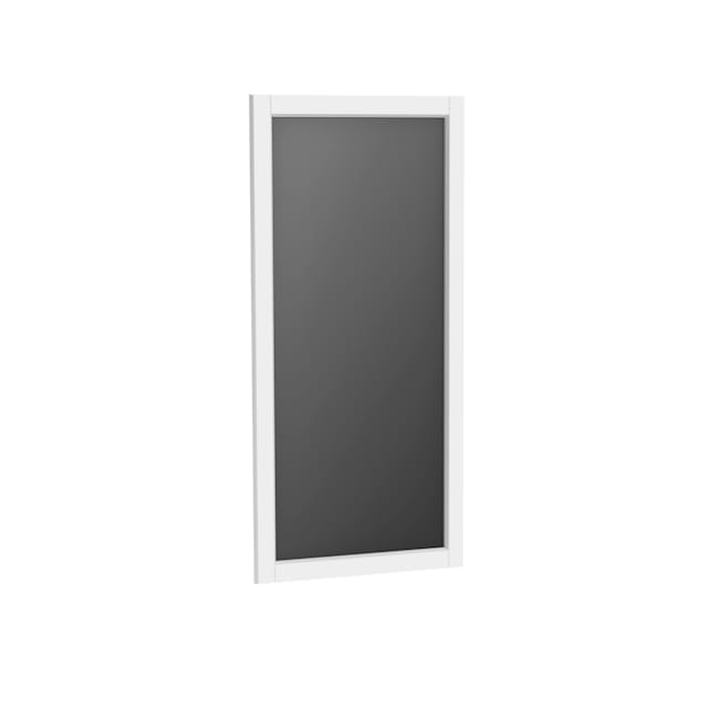Lustro 40 cm model Montebianco kolor biały mat .