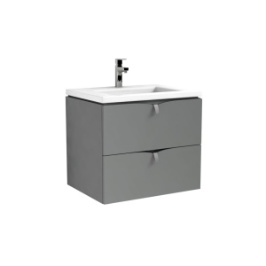 Szafka  do umywalki do blatu 60 cm  szara Siena  Oristo  OR45-SD2S-60-12.