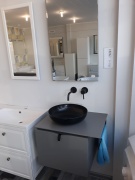 Bateria umywalkowa czarna