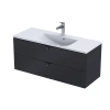 Szafka  łazienkowa  czarna 120 cm Oristo Siena  OR45-SD2S-120-8