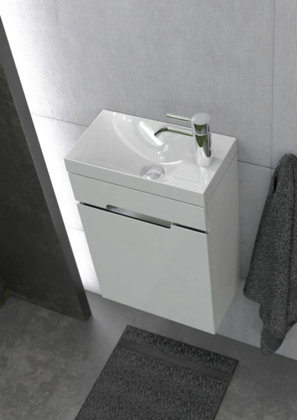 Zestaw szafka z umywalką 40 cm jedne drzwi Oristo OR33-ZD1D-40-1