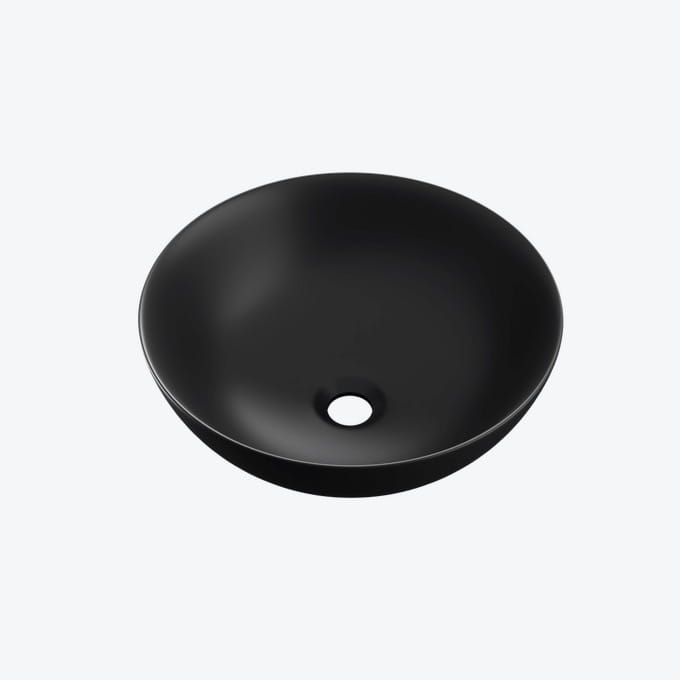 Luqa umywalka 40 cm, czarny mat