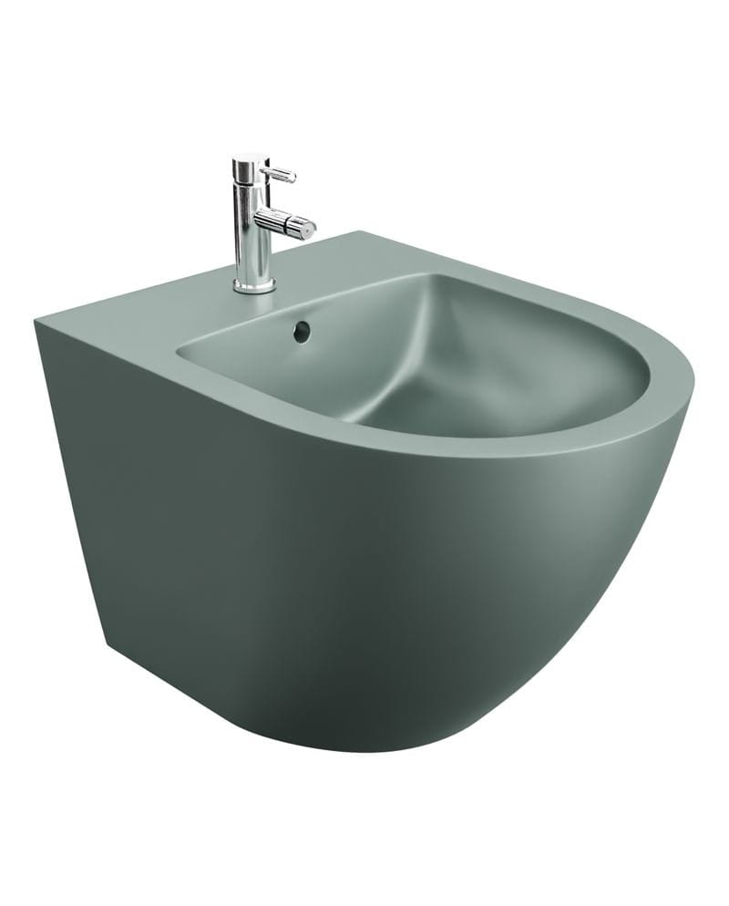 Bidet wiszący model  sinto kolor grey. Bidet półokragly podwieszany w kolorze grey Firmy Lavita.