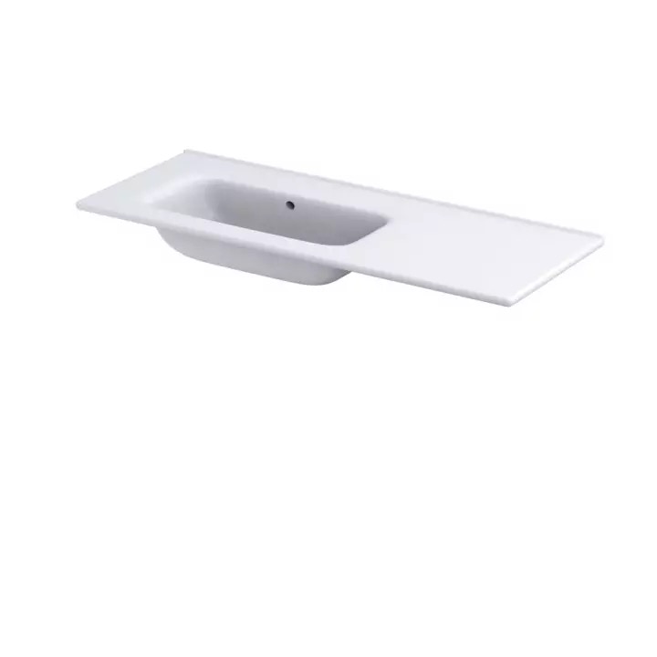 Umywalka ceramiczna 120,lewa komora bez otworu Enola.